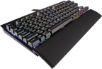 מקלדת גיימינג מכאנית Corsair K65 LUX RGB Cherry MX Red עברית/אנגלית
