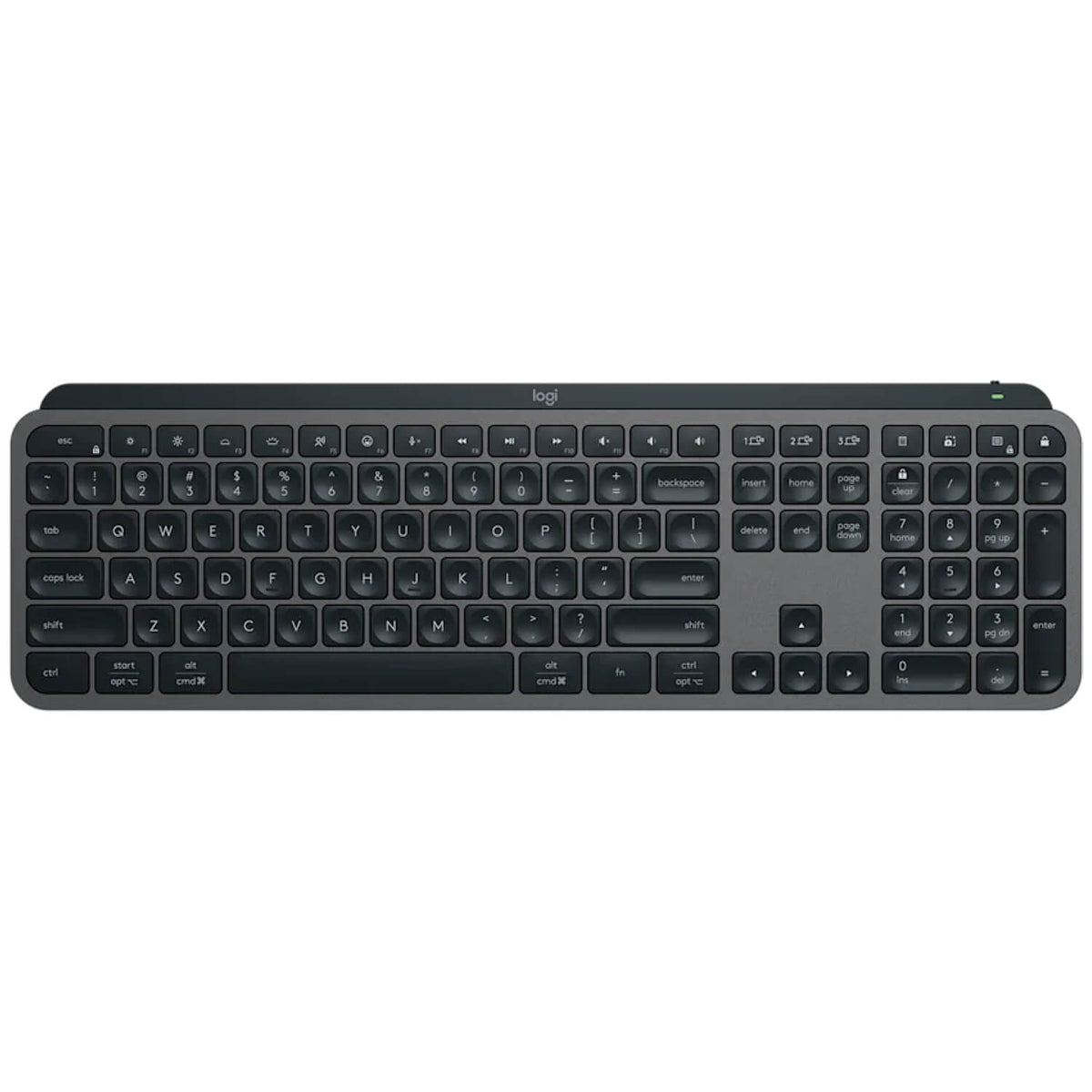 מקלדת אלחוטית Logitech MX Keys S Graphite עברית/אנגלית