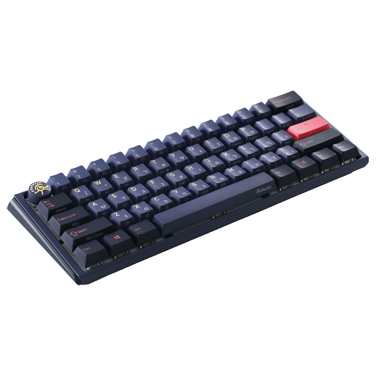 מקלדת מכנית Ducky One 3 Mini Cosmic Cherry MX Silver עברית/אנגלית