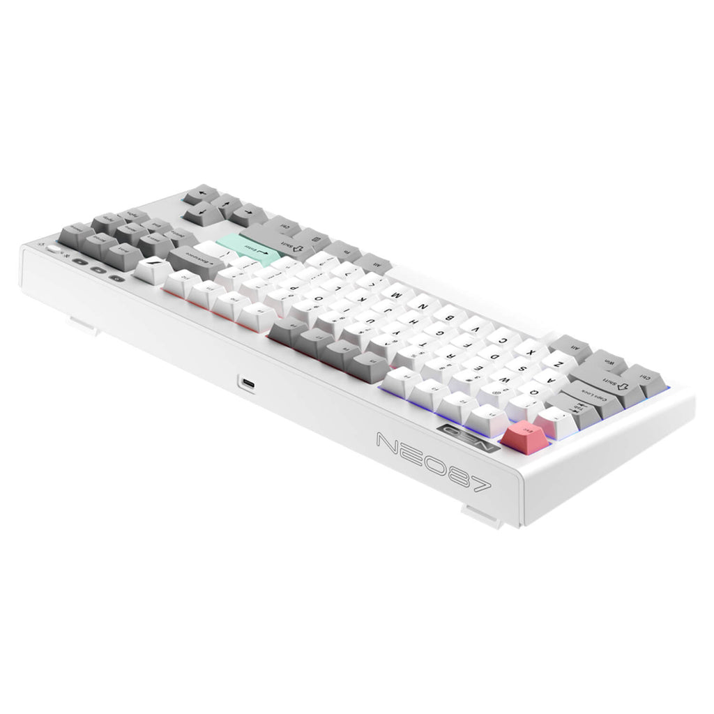 מקלדת גיימינג מכאנית 1StPlayer NEO87 RGB Frostwave