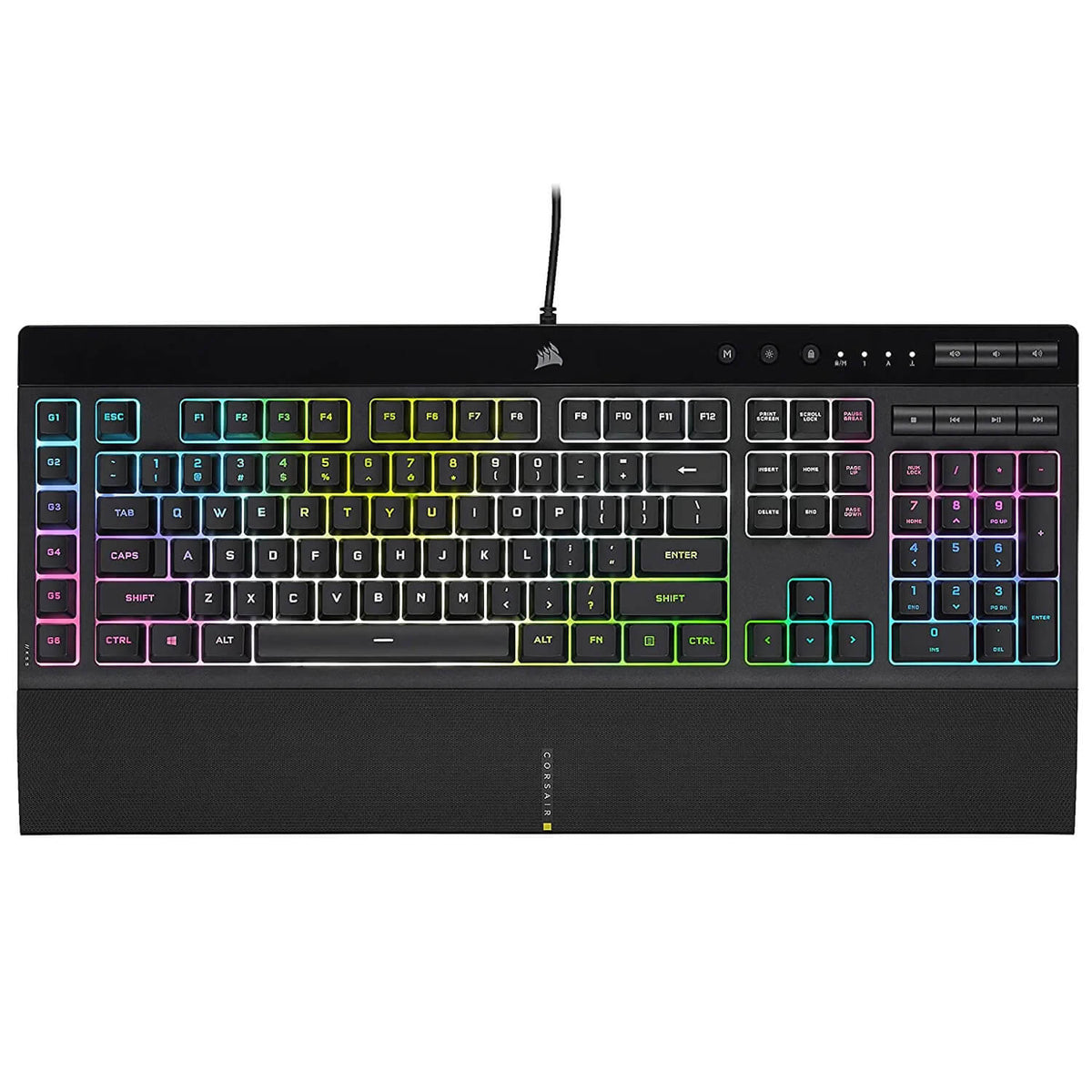 מקלדת גיימינג Corsair K55 RGB PRO XT עברית/אנגלית