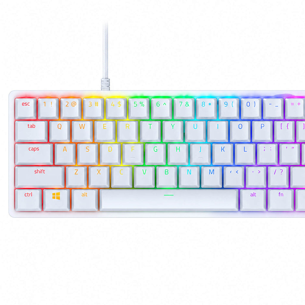 מקלדת גיימינג Razer Huntsman Mini 60% Optical White