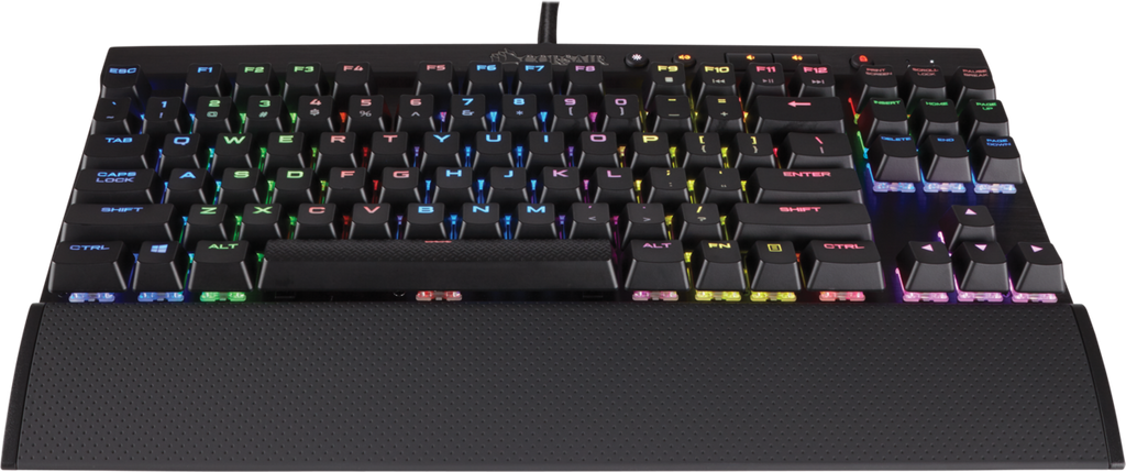 מקלדת גיימינג מכאנית Corsair K65 LUX RGB Cherry MX Red עברית/אנגלית
