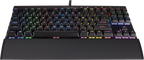 מקלדת גיימינג מכאנית Corsair K65 LUX RGB Cherry MX Red עברית/אנגלית