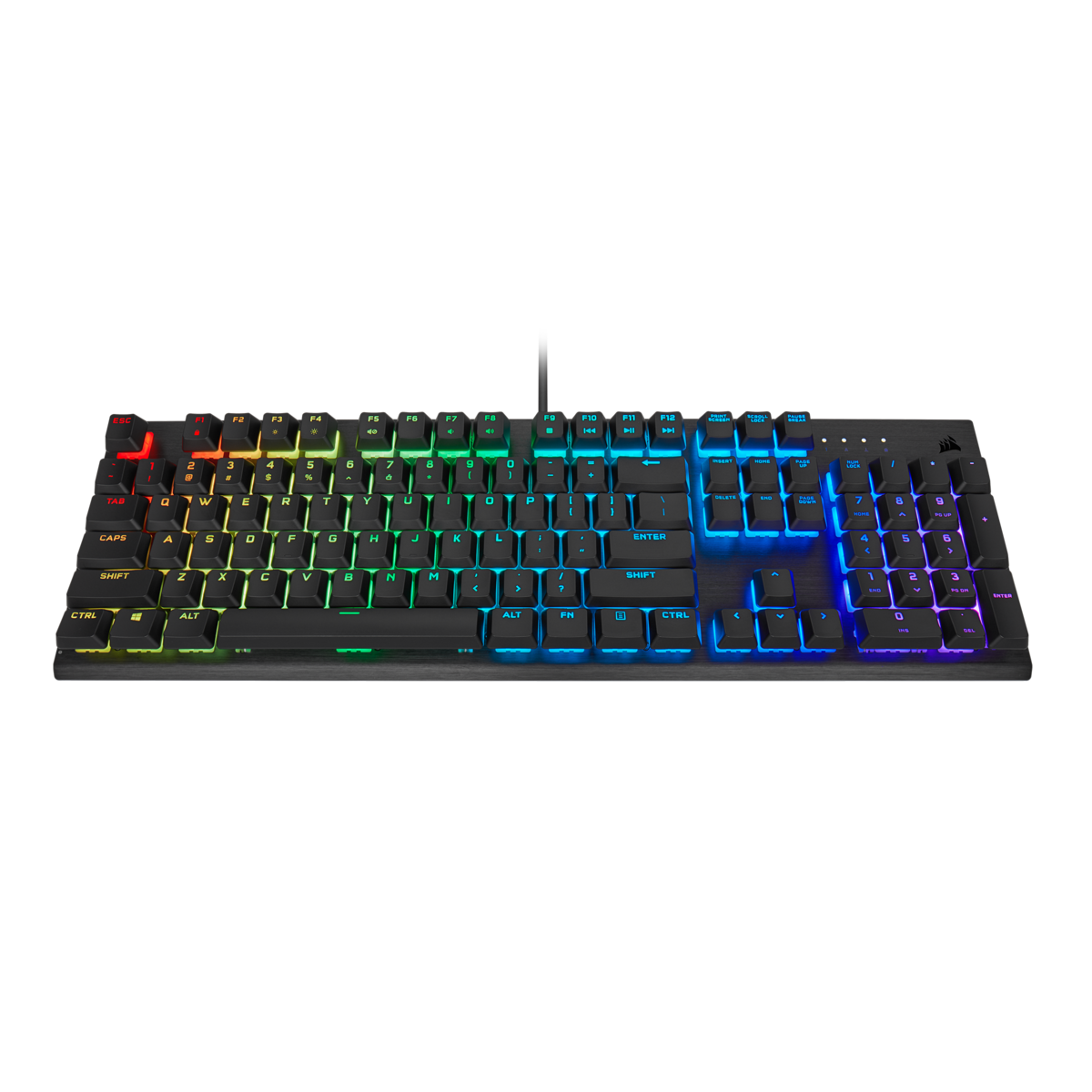 מקלדת גיימינג מכאנית Corsair K60 RGB PRO עברית/אנגלית