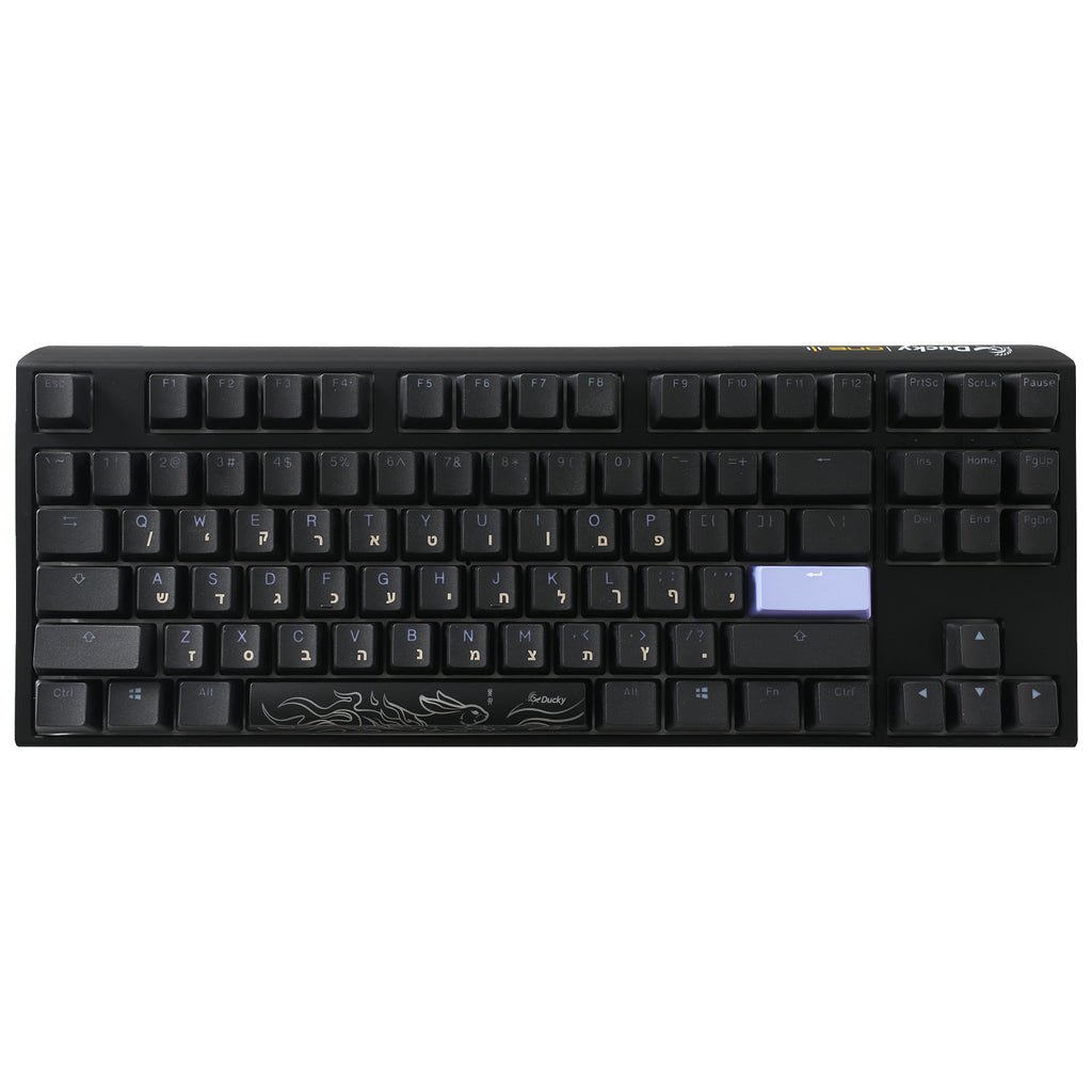 מקלדת מכנית Ducky One 3 TKL Cherry MX Brown עברית/אנגלית