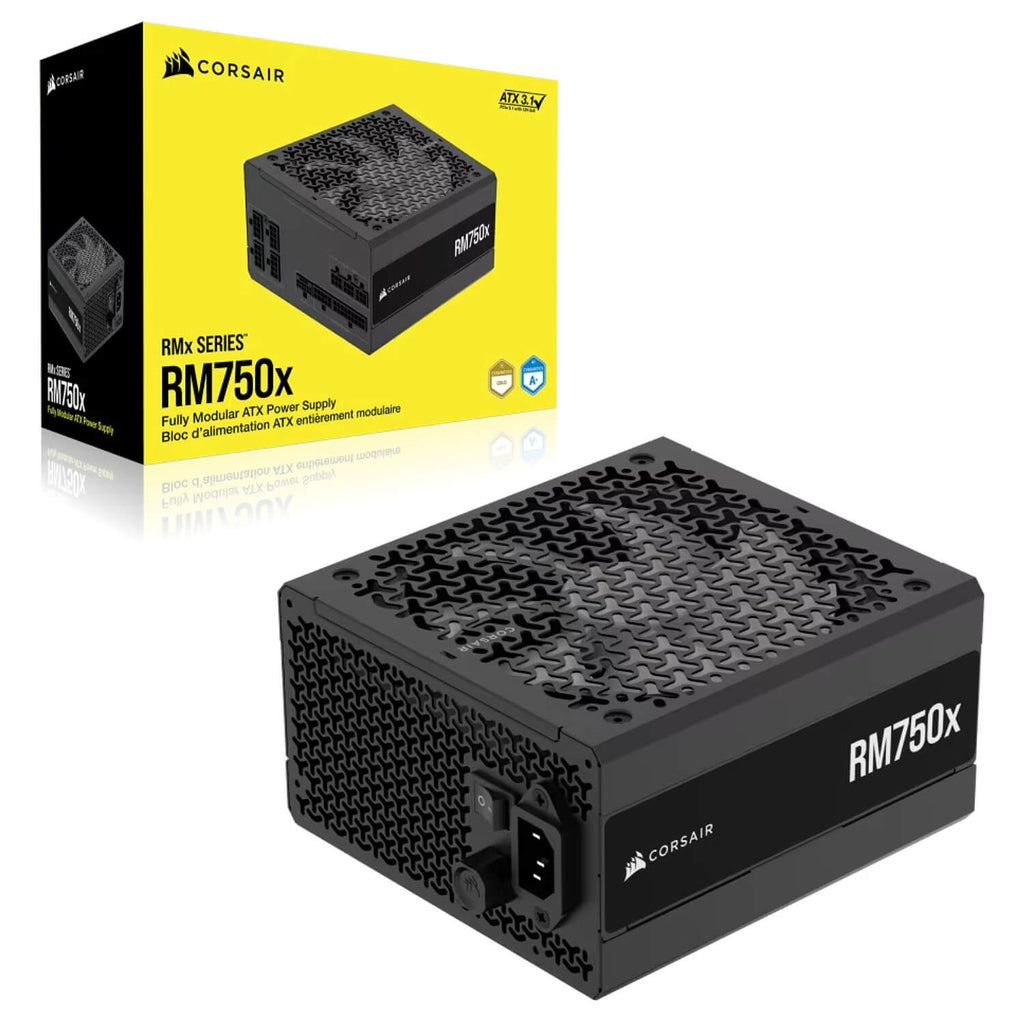 ספק כוח Corsair RM750x 750W Gold ATX 3.1 מודולרי