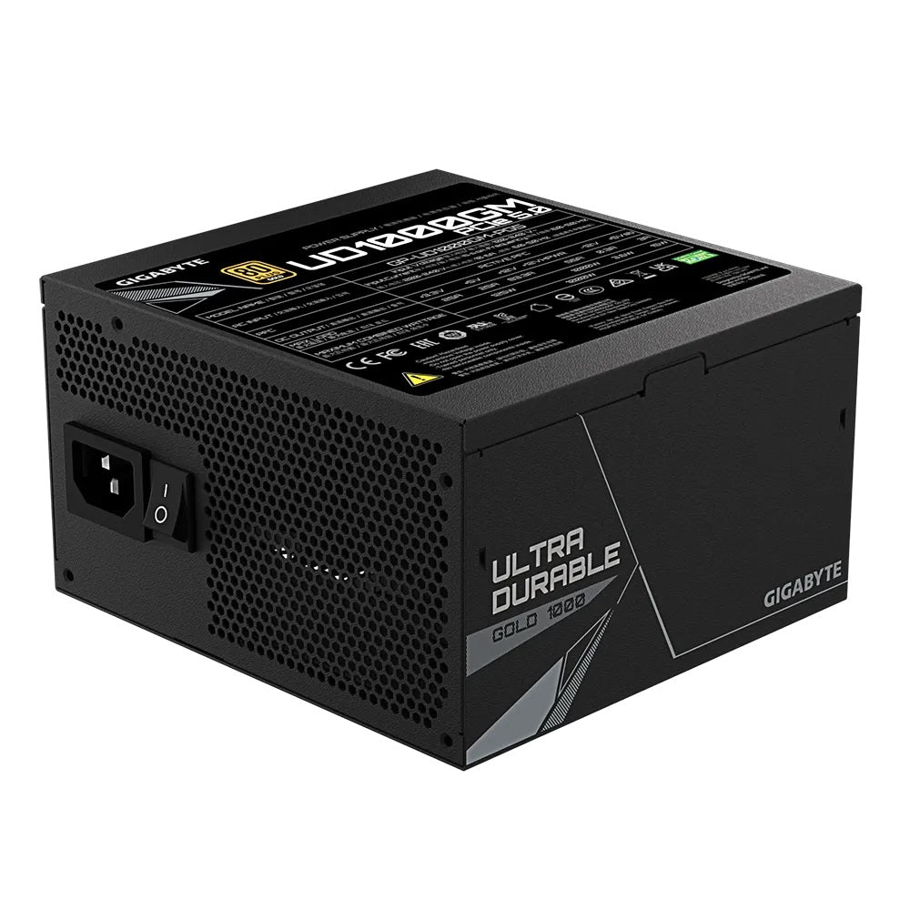 ספק כוח GIGABYTE UD1000GM PG5 1000W Gold ATX 3.0 מודולרי