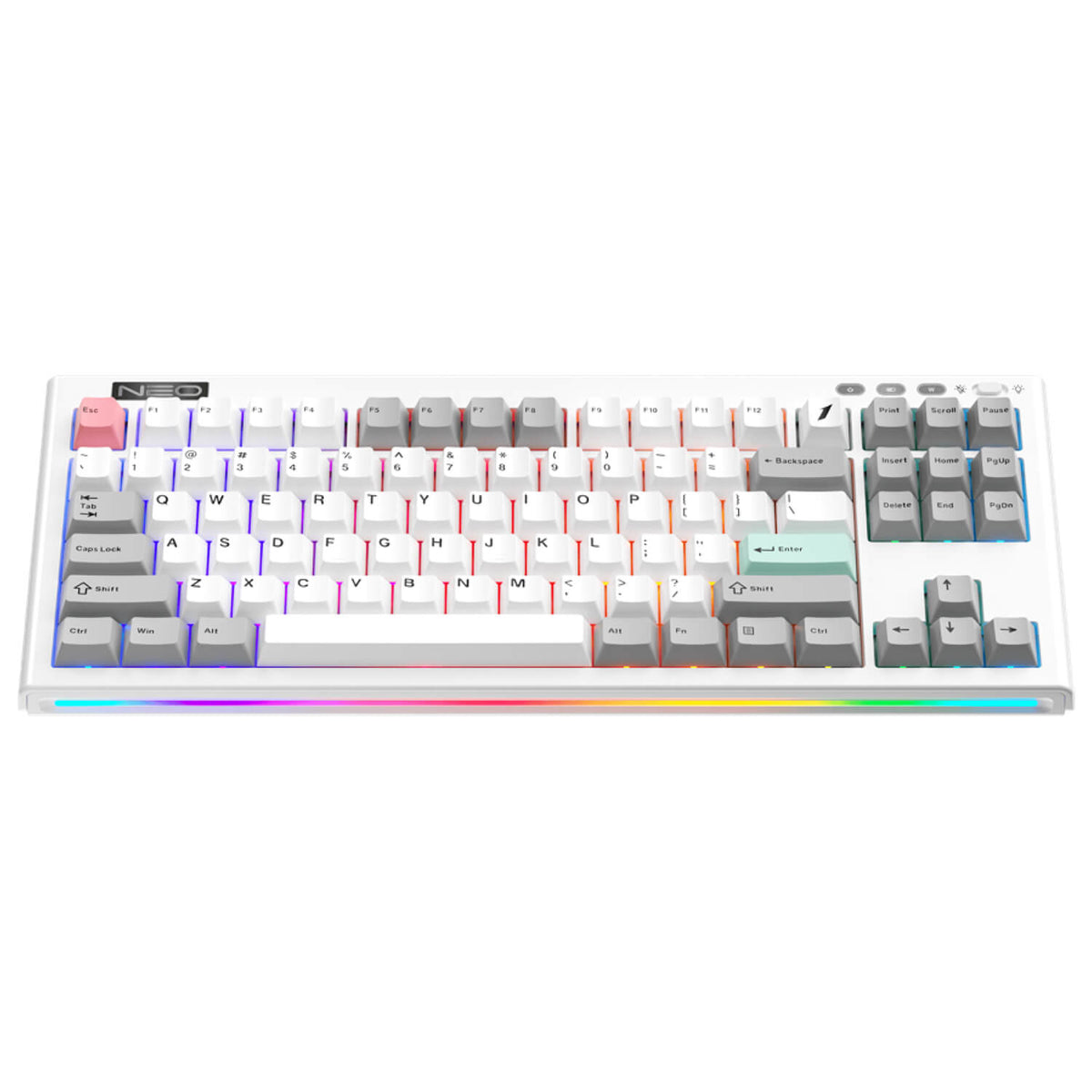 מקלדת גיימינג מכאנית 1StPlayer NEO87 RGB Frostwave