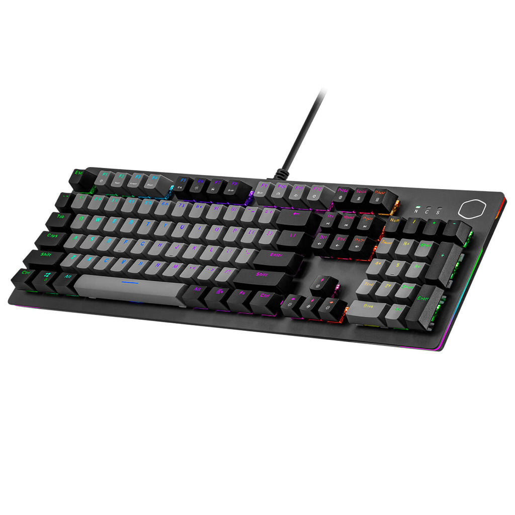 מקלדת גיימינג מכאנית Cooler Master CK352 Brown Switch עברית/אנגלית