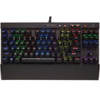 מקלדת גיימינג מכאנית Corsair K65 LUX RGB Cherry MX Red עברית/אנגלית